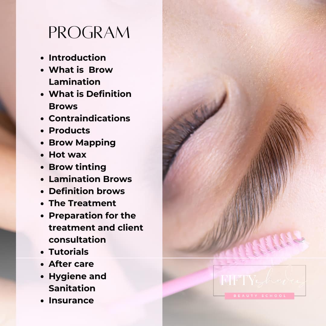 Brow Lamination Including Shaping & Tinting